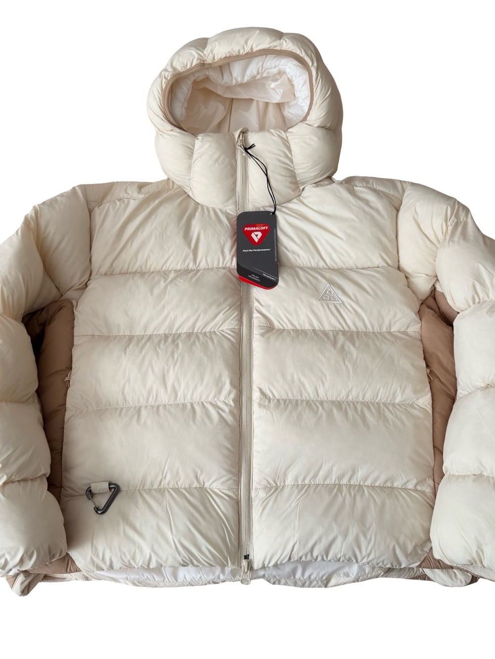 NWT Nike ACG Women’s Cream Lunar Lake Therma-Fit ADV Puffer Jacket Size M